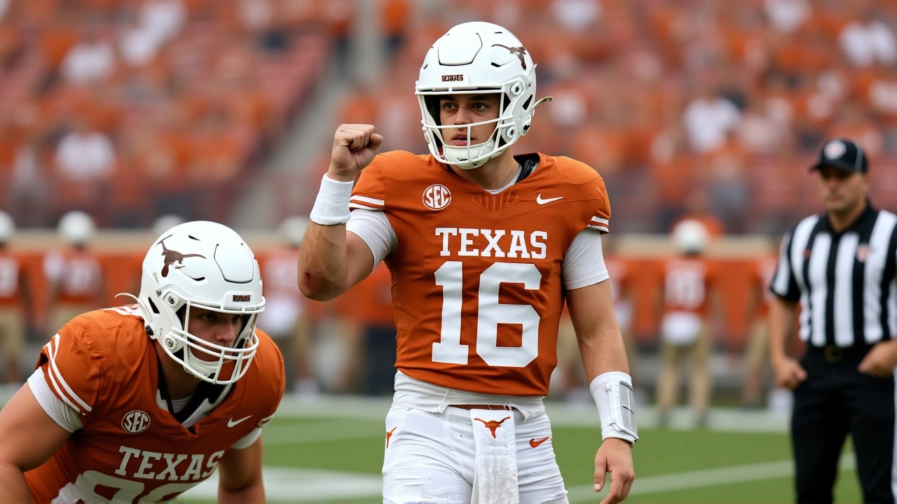 Arch Manning Leads No. 17 Texas to 52-37 Win Over Arkansas, Keeps Playoff Hopes Alive